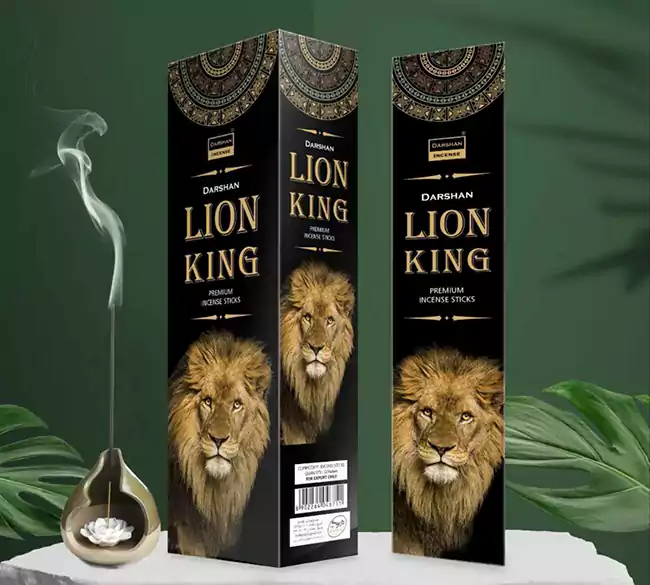 عود خوشبوکننده دارشان شیر شاه(lion king) 20 عددی