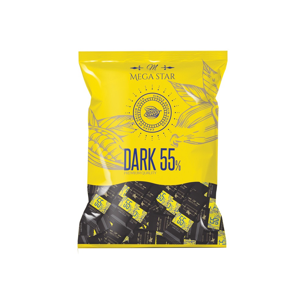 شکلات تلخ 55% مگا استار- یک کیلویی